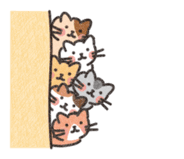 Six Kittens sticker #1710261
