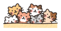 Six Kittens sticker #1710262