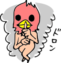 tori-jin sticker -excuse version- sticker #1710662