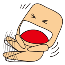 Cute alien "Mr square"and His friends sticker #1712440