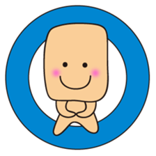 Cute alien "Mr square"and His friends sticker #1712454