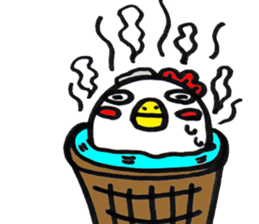Cute Chicken Sticker. sticker #1712466