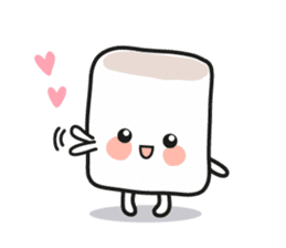 Lowy, the cute little white marshmallow sticker #1712505