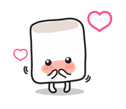 Lowy, the cute little white marshmallow sticker #1712507