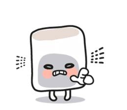 Lowy, the cute little white marshmallow sticker #1712509