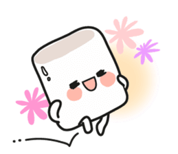 Lowy, the cute little white marshmallow sticker #1712511
