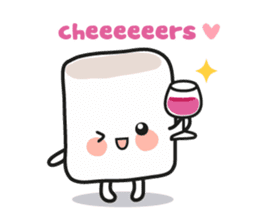 Lowy, the cute little white marshmallow sticker #1712513