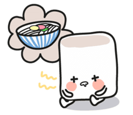 Lowy, the cute little white marshmallow sticker #1712516