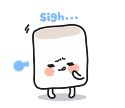Lowy, the cute little white marshmallow sticker #1712518