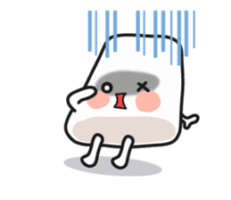 Lowy, the cute little white marshmallow sticker #1712519