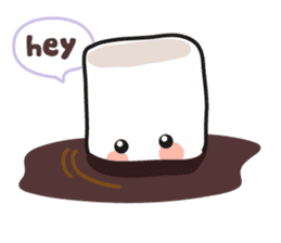Lowy, the cute little white marshmallow sticker #1712520