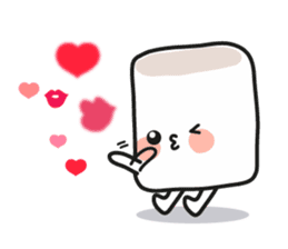 Lowy, the cute little white marshmallow sticker #1712522
