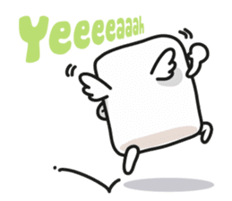 Lowy, the cute little white marshmallow sticker #1712523