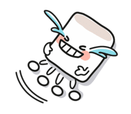 Lowy, the cute little white marshmallow sticker #1712524