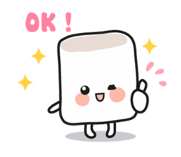 Lowy, the cute little white marshmallow sticker #1712525