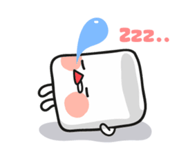 Lowy, the cute little white marshmallow sticker #1712527