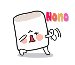 Lowy, the cute little white marshmallow sticker #1712530