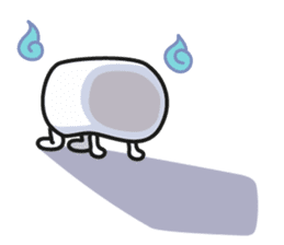Lowy, the cute little white marshmallow sticker #1712531