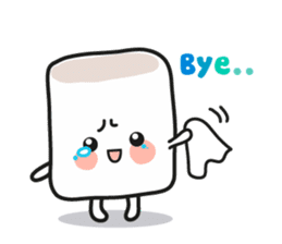 Lowy, the cute little white marshmallow sticker #1712533