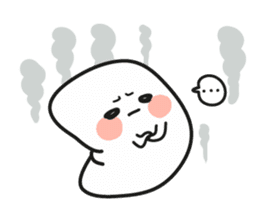 Lowy, the cute little white marshmallow sticker #1712534
