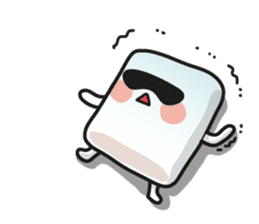Lowy, the cute little white marshmallow sticker #1712535
