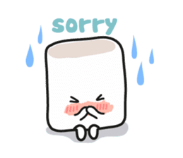 Lowy, the cute little white marshmallow sticker #1712536