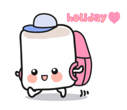 Lowy, the cute little white marshmallow sticker #1712539