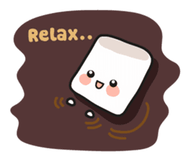 Lowy, the cute little white marshmallow sticker #1712543