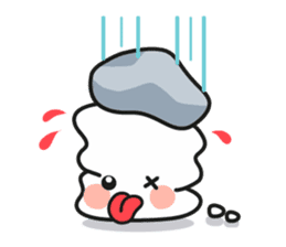 Lowy, the cute little white marshmallow sticker #1712544