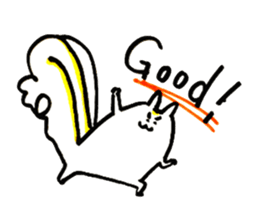 Rabbit and squirrel sticker #1712849