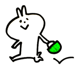 Rabbit and squirrel sticker #1712857