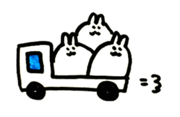 Rabbit and squirrel sticker #1712861