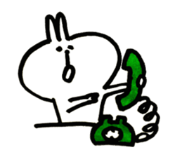 Rabbit and squirrel sticker #1712863