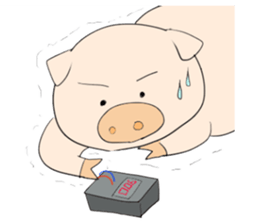 Thank you piggy sticker #1713183