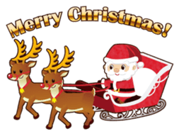 Santa Claus and Children sticker #1713426