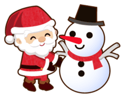 Santa Claus and Children sticker #1713427
