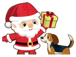 Santa Claus and Children sticker #1713430