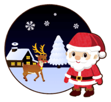 Santa Claus and Children sticker #1713433