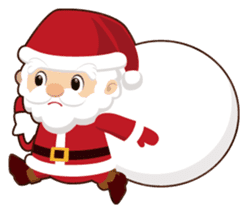 Santa Claus and Children sticker #1713436