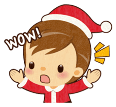 Santa Claus and Children sticker #1713437