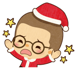 Santa Claus and Children sticker #1713441