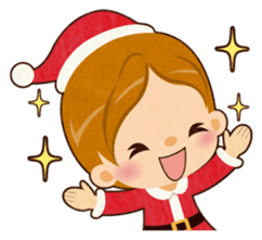 Santa Claus and Children sticker #1713457