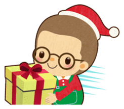 Santa Claus and Children sticker #1713461