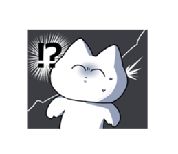 Smiling cat sticker #1713538