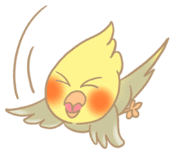 Cockatiel Cotton Candy & Jin's Daily sticker #1713987