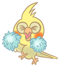 Cockatiel Cotton Candy & Jin's Daily sticker #1713991