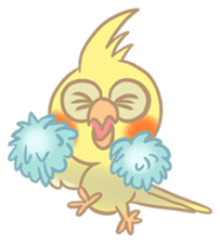 Cockatiel Cotton Candy & Jin's Daily sticker #1713991