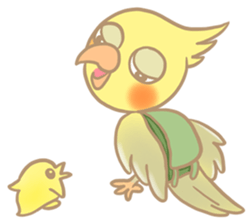 Cockatiel Cotton Candy & Jin's Daily sticker #1713996
