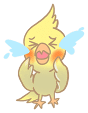Cockatiel Cotton Candy & Jin's Daily sticker #1714000