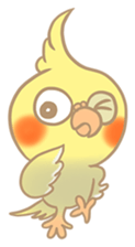 Cockatiel Cotton Candy & Jin's Daily sticker #1714003